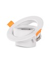 7W Ø10cm LED indbygningsspot - Hul: Ø8 cm, Mål: Ø10 cm, Indbygget driver