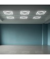 60x60 V-Tac 64W LED panel Diamond-in-Square - 595x595mm, Lifud driver, flicker free, 6500K