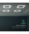 60x60 LED Octagon Borderline panel, 72W - 6500K, Dual Lifud driver, flicker free