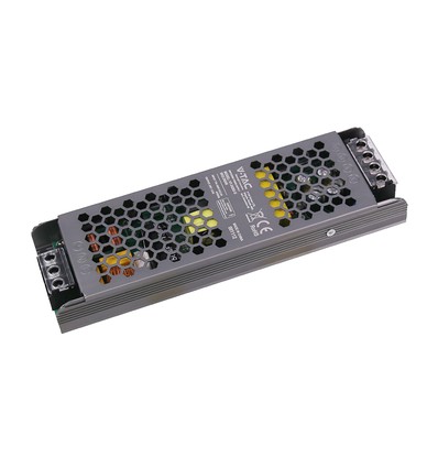 200W / 24V DC strømforsyning til LED strips - 8.25A, IP20, Slim design