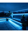 5m 9W/m Blå Slim COB strip - 230V, IP67 vandtæt, 296 LED, kan klippes for hver 10cm