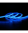 5m 9W/m Blå Slim COB strip - 230V, IP67 vandtæt, 296 LED, kan klippes for hver 10cm
