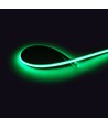 5m 9W/m Grøn Slim COB strip - 230V, IP67 vandtæt, 296 LED, kan klippes for hver 10cm