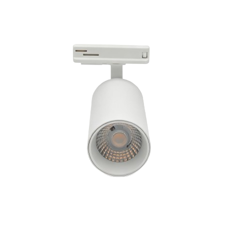 10W 1-faset RA95 skinnespot - Hvid, 1F2W