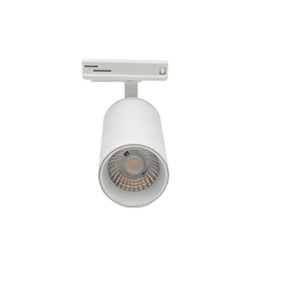 10W 1-faset RA95 skinnespot - Hvid, 1F2W