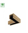 System Shift L-samler til Wood Slim - Vandret, sort