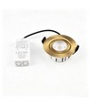7W RA96 CCT + DimToWarm indbygningsspot til isolering - dæmpbar, Hul: Ø6,8 cm, Mål: Ø9,3 cm, guld