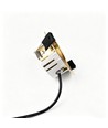 7W RA96 CCT + DimToWarm indbygningsspot til isolering - dæmpbar, Hul: Ø6,8 cm, Mål: Ø9,3 cm, guld