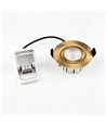 7W RA96 CCT + DimToWarm indbygningsspot til isolering - dæmpbar, Hul: Ø6,8 cm, Mål: Ø9,3 cm, guld