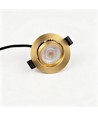 7W Ø8,3cm DimToWarm+CCT indbygningsspot dæmpbar RA96 - Hul: Ø6,8 cm, Mål: Ø8,3 cm, Guld