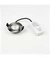 7W Ø8,3cm DimToWarm+CCT indbygningsspot dæmpbar RA96 - Hul: Ø6,8 cm, Mål: Ø8,3 cm, Børstet stål