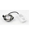 7W Ø8,3cm DimToWarm+CCT indbygningsspot dæmpbar RA96 - Hul: Ø6,8 cm, Mål: Ø8,3 cm, Børstet stål