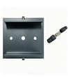 FYRON Bollard havelampe, Grå - E27, 61 cm, IP54 udendørs, pullert