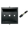 FYRON Bollard havelampe, Sort - E27, 61 cm, IP54 udendørs, pullert