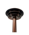 Antik messingfarvet havelampe - E14, 60 cm, IP54 udendørs, uden lyskilde