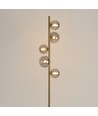 Oliva 5xG9 gulvlampe bronze - 160cm, røgfarvet glas, uden lyskilde