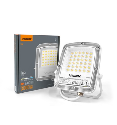 30W LED projektør CCT - IP65, 3-i-1 lyskulør, udendørs, arbejdslampe