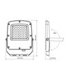 30W LED projektør CCT - IP65, 3-i-1 lyskulør, udendørs, arbejdslampe