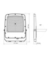 100W LED projektør CCT - IP65, udendørs, arbejdslampe