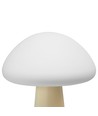 Genopladelig Mushroom LED bordlampe - RGB + 3000K, kold hvid, transportabel