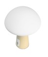 Genopladelig Mushroom LED bordlampe - RGB + 3000K, kold hvid, transportabel