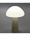 Genopladelig Mushroom LED bordlampe - RGB + 3000K, kold hvid, transportabel