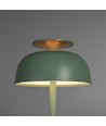 Genopladelig LED skrivebordslampe med white noise - Neutral hvid + RGB, grøn, inkl. lyskilde