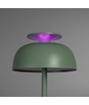 Genopladelig LED skrivebordslampe med white noise - Neutral hvid + RGB, grøn, inkl. lyskilde