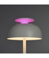 Genopladelig LED skrivebordslampe med white noise - RGB+W, neutral hvid, transportabel