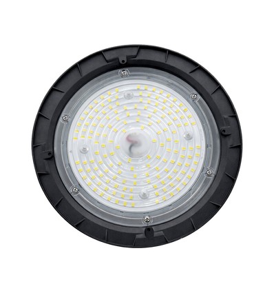 220x135mm Plateo 4 High Bay 100W - neutral hvid 230V 90° IP65 IK09 sort, med effektjustering 0-10V