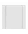 60x60 LED panel, 40W - CCT, indbygningspanel, hvid kant