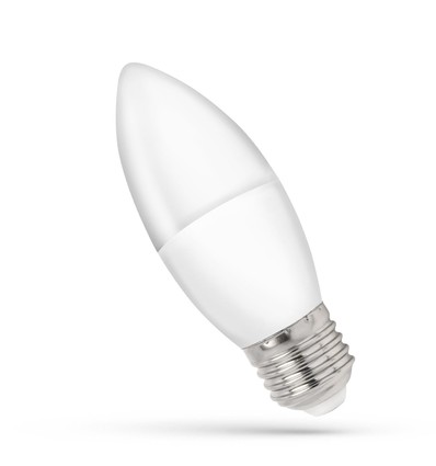 E27 1W LED kronepære - C37