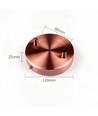 Baldakin i rødkobber farvet - Ø12cm, højde 2,5cm, 2 huller, loftroset