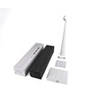 Opladelig LED bordlampe inde/ude - Hvid, 40cm høj, 3-trin dæmpbar, IP44 udendørs