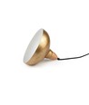 BIRK Messing Ø19cm pendel - E27 fatning, 2m ledning, Metal / Træ