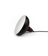 BIRK Sort Ø24cm pendel - E27 fatning, 2m ledning, Metal / Træ
