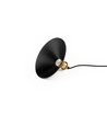 MOKKA Sort Ø22cm pendel/cafe-pendel - E27 fatning, 2m ledning, Sort/messing