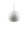 Hvid Ø20cm pendel - E27 fatning, 2m ledning, Metal