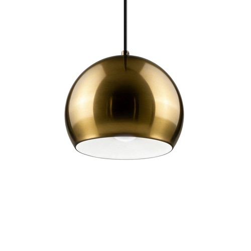Messing Ø20cm pendel - E27 fatning, 2m ledning, Metal