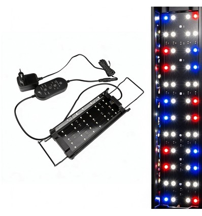 30-45cm terrarie lampe UVA/UVB - 7,2W, til reptiler mm.