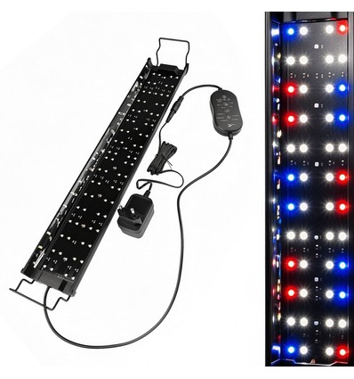 80-100cm terrarie lampe UVA/UVB - 18,4W, til reptiler mm.