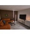 120cm LED Akustikpanel-sæt, sort - 2 stk. CCT LED strips m. 60W strømforsyning - Vælg WiFi eller RF