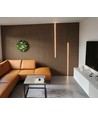 240cm LED Akustikpanel-sæt, sort - 2 stk. CCT LED strips (240cm) m. 78W strømforsyning - WiFi eller RF