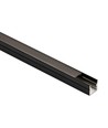 240cm LED Akustikpanel-sæt, sort - 2 stk. CCT LED strips (240cm) m. 78W strømforsyning - WiFi eller RF
