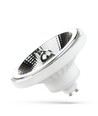 10W GU10 AR111 LED spot - 20° spredning, 5 års garanti, hvid