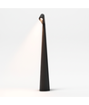 Genopladelig LED bordlampe - Sort, inde/ude, 3-trins dæmpbar, IP44, 40 cm