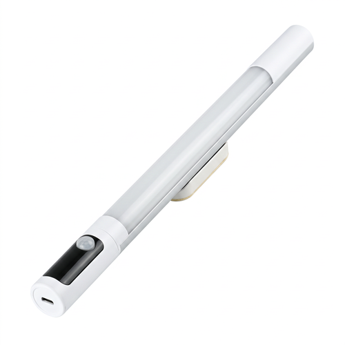 Genopladelig skabsbelysning - 38cm, hvid, PIR sensor, CCT, LCD display