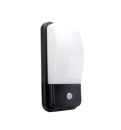 20W LED væglampe med sensor - 4000K, IP54, bevægelsessensor, udendørs