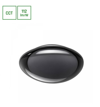 AURA loftlampe m. fjernbetjening - Grafit, dæmpbar, Ø40cm, 24W, 3 lyskulører