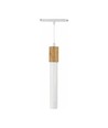 12W System Shift Hangit Wood LED pendel - CCT switch, 25°, hvid, 90cm kabel